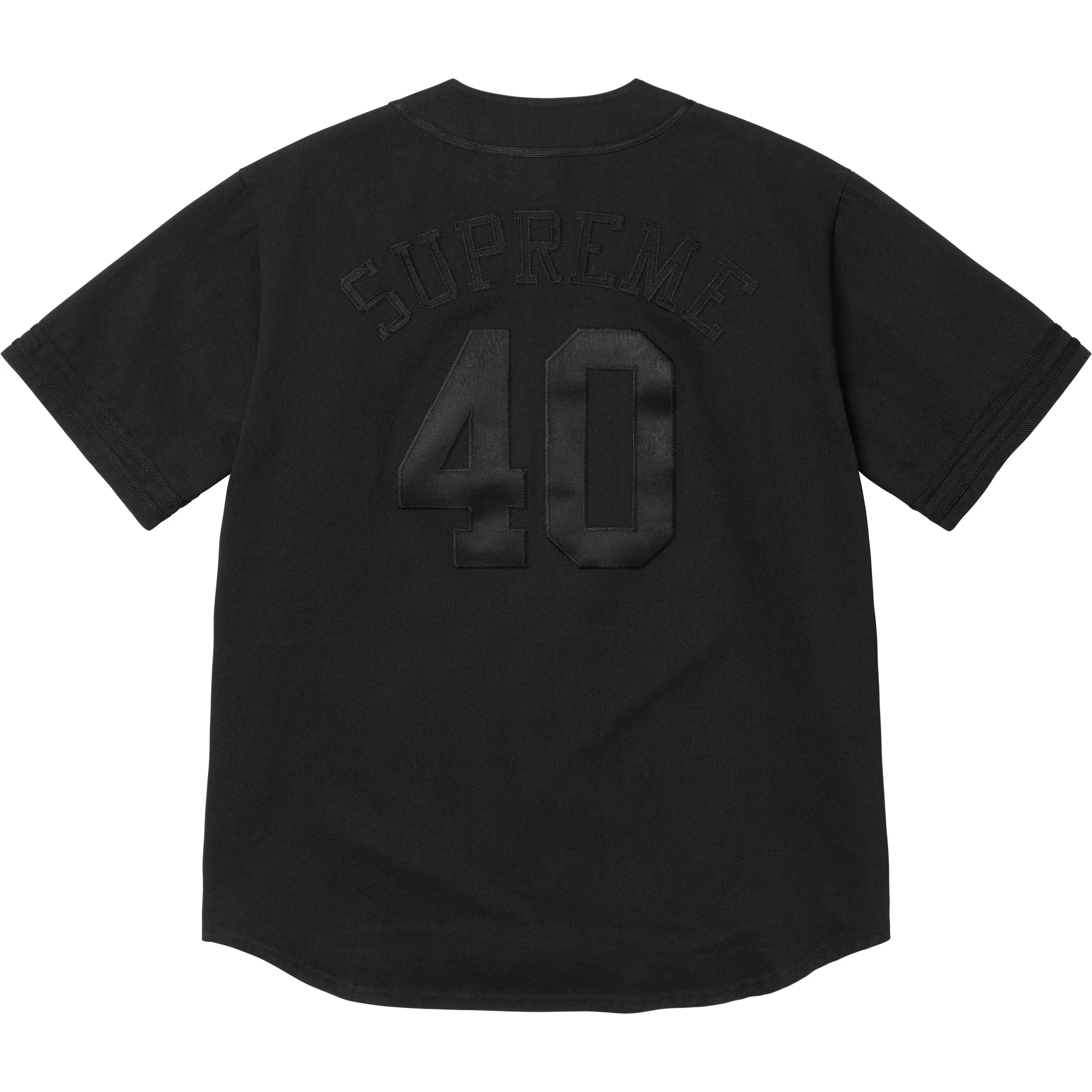 Supreme/40 Acres Twill Baseball Jersey view 3